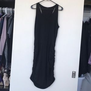 Black cotton dress